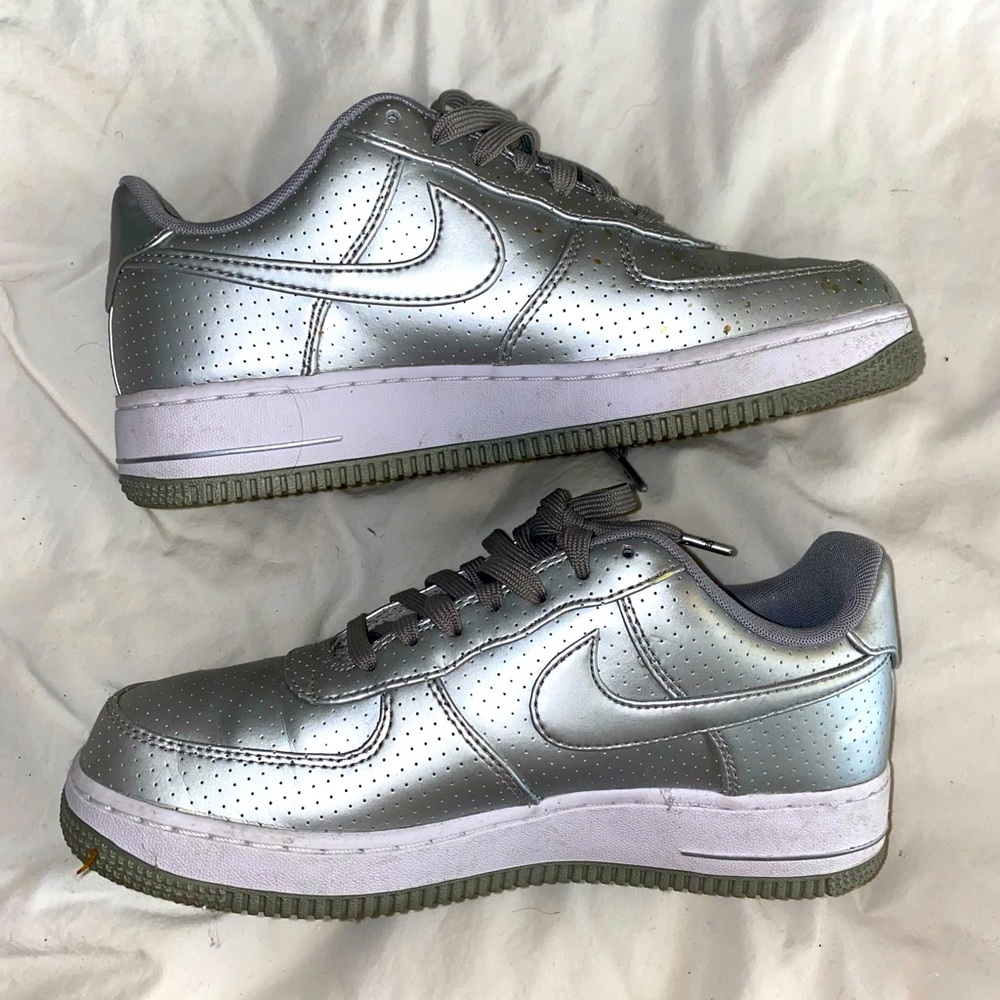 Metallic Air Force 1s
